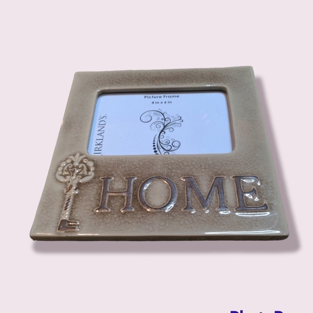 Kirklands Ceramic Picture Photo Frame 4 x 6
